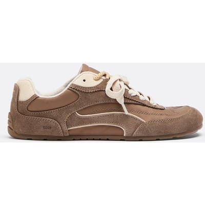 Stradivarius S009 Barefoot sneakers met leren details  BRUIN 35