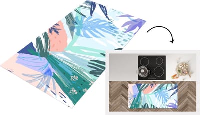 Keukenloper - Loper keuken - Zomer - Kleur - Tropisch - 120x60 cm - Keukenloper vinyl