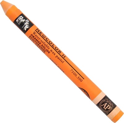 Caran d´Ache Neocolor II Aquarelkrijt | Echt Oranje (300)