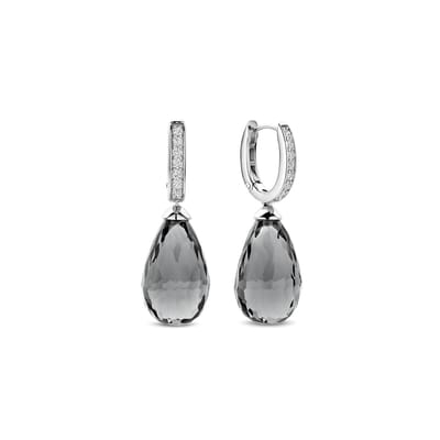 TI SENTO Dames Oorbellen - 925 zilver - Groen - 78038GG