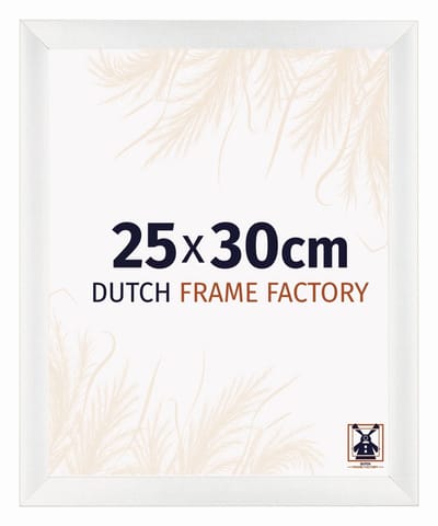 Fotolijst 25x30 cm - MDF - Wit Geveegd - Praag