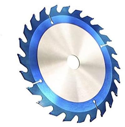 Cirkelzaagblad - Hardmetalen Schijf - Precisie Hout Zagen - Nano Blauwe Coating - 165mm Boring 20mm - Blauw