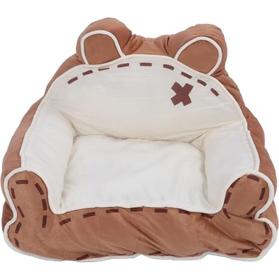 Canapé-lit pour animaux de compagnie Chaud Lavable Doux Confortable Antidérapant Facile à nettoyer Canapé-lit pour chiens et chats white