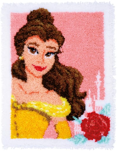 Vervaco - Knooptapijt kit - Disney Enchanted Beauty - PN-0168122 - Borduren - Borduurpakket - Borduurpakket volwassenen - Borduurpakket kind