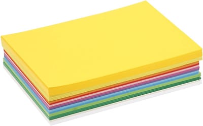 Happy karton, A5 148x210 mm, 180 gr, 300 div vellen, diverse kleuren