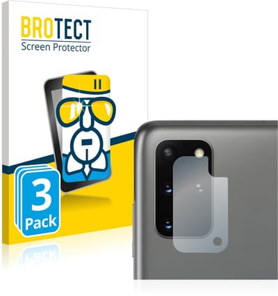 Screenprotector 3 Stuks voor Samsung Galaxy S20 Plus / 5G (Camera) Beschermglas transparant