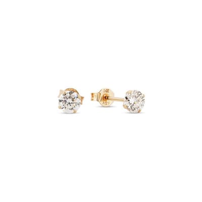 Di Lusso 14K Gouden Oorstekers – 0.40 ct Lab Grown Diamant