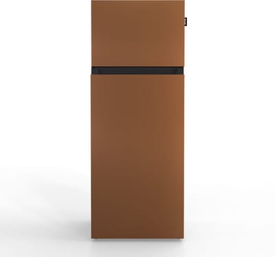 NUNKI MEDIUM-ABRO / Brown Design Koel-vriescombinatie - 206L - E-label - Volledig in kleur