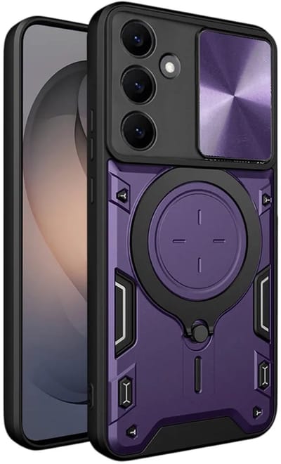 Hoesje geschikt voor Samsung Galaxy S26 - Techsuit CamGuard Pro Back Cover - Paars