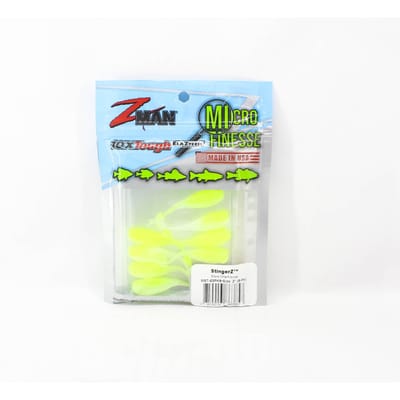 Leurre souple Zman StingerZ 2 pouces, 8/paquet, tableau lumineux (3857)