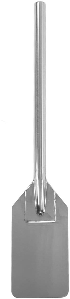 Dailygoods- Wokspatel Volledig Roestvrij Staal - Extra Lange Steel - Keukenlepel - Kookgereedschap - Duurzaam - Ergonomisch Ontwerp (61CM)