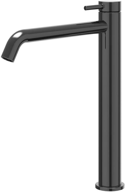 IVY Bond Wastafelkraan - Verhoogd Model L - Zwart Chroom PVD