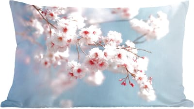 Sierkussens - Kussentjes Woonkamer - 60x40 cm - Takken - Bloesems - Roze