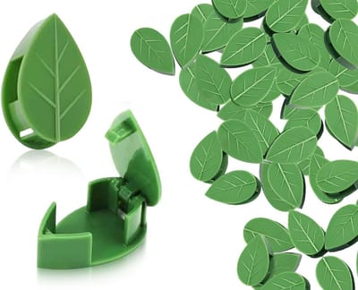Famanu – Plantenclips set van 25 stuks - zelfklevende klimplanthouders voor muur en rooster - herbruikbare plantenclips voor ondersteuning van kamerplanten - groenten en klimplanten