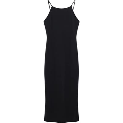Superdry - Jersey midi-jurk met kanten achterkant - Dames - Jurken