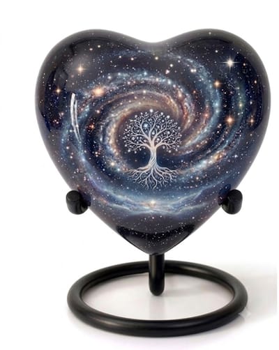 Mini As Urn - 100ML - Uniek - Mini Urn - Crematie Urn - Kunst - Voor Huisdieren of Menselijk As - Crematie As - Decoratie Urn - Tree of Life