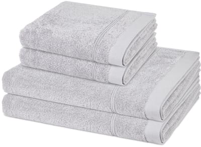 Ross Sonstiges 2 X handdoek 2 X douchehanddoek - in set 4 pack Rubin