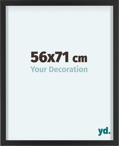 Your Decoration - Fotolijst 56x71 cm - Aluminium - Zwart - Virginia