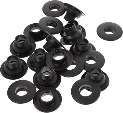 Tafelvoetbal Onderdelen - Voetbalmachine Accessoires - Reparatie en Onderhoud - Schroefdraad Constructie - 4.85 x 4.85 x 3.4 cm - Zwart