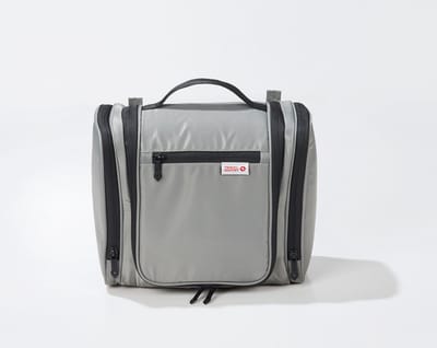 Travelsentry - Toilettas - Large - Reizen - Accessoire - Grijs - Rpet- 25 * 22 * 13 cm - Voorkomt Onnodig Plastic Gebruik - Incl. Hanger