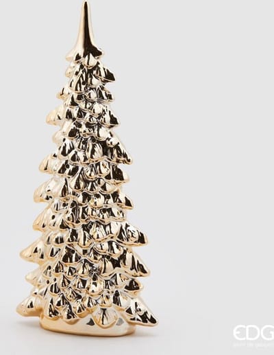 EDG - Enzo De Gasperi Kerstboom in goud porselein met LED H38x18x9