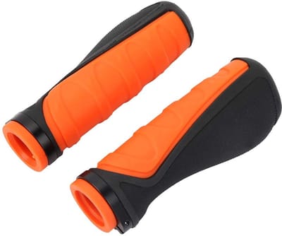 Dailygoods- Handvatten Antislip - Fietshandgrepen Rubber - Lichtgewicht - Ergonomisch - Geschikt voor Stuurdiameter tot 22 mm - Pakket van 1 Paar
