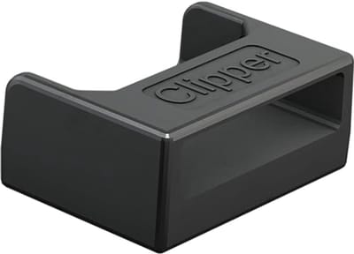 Clipperstart met boor- en houtschroef, zwart - 20 stuks voor terrasplank montage