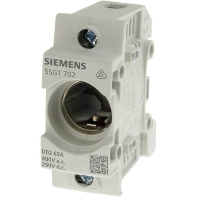 Siemens 5SG1302 Zekeringsokkel Afmeting zekering : D01 15 stuk(s)