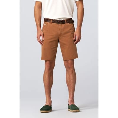 Meyer Bermuda Chicago Summer Cotelé Uni Cotton Stretch Blend Pumpkin / male