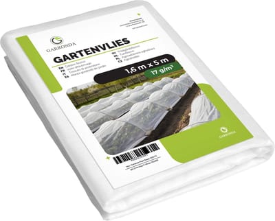 Garronda Tuinvlies 17 g/m² Wit 1,6 x 5 m – Ademend, UV-bestendig GD-SYN-Vlies17