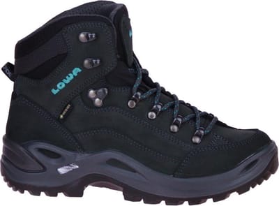 Lowa Renegade GTX® Mid Ws - Wandelschoenen Dames Asphalt / Turquoise 37