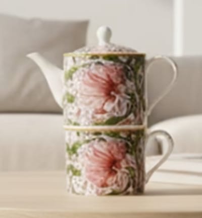 Lesser & Pavey Pimpernel tea for one porselein 15 cm theeset