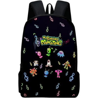 Klassiek Populair my singing monsters Notitieboek Rugzakken leerling Schooltassen 3D Print Oxford Waterdicht Jongens/Meisjes Laptop Rugzakken