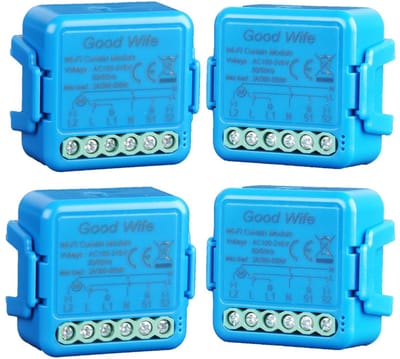 Wifi-rolluikschakelaar voor spraak- en appbediening – 300W elektrische rolluiken en jaloezieën