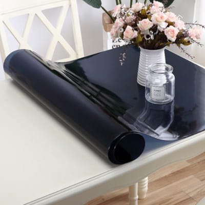 Tafelbeschermer Zwart 90x260 cm - 1,7 mm Dikte - Gemakkelijk Schoon te Maken en Waterdicht - Tafelbeschermer - Hoge Kwaliteit - Tafelzeil - Tafelkleden