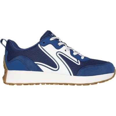 Skechers Dames Gusto Suède Paneel Sneakers (Navy)
