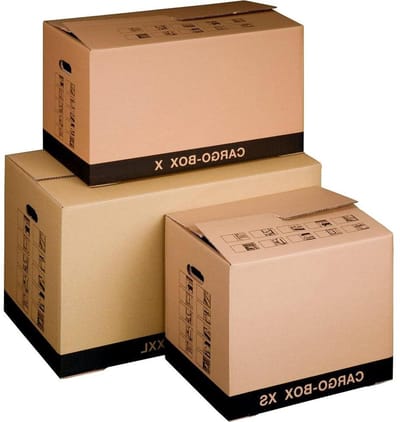 Verhuisdozen - Boekendozen Opslagdozen - Spullen Verhuizen - Met Handgrepen - 637 x 340 x 360 mm - Bruin