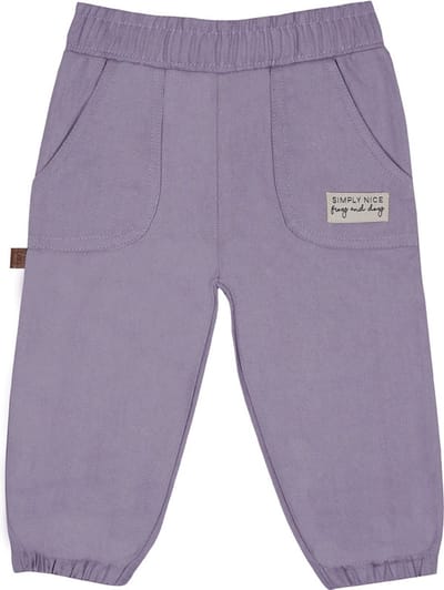 Frogs and Dogs - Twill Broek | Lavender Blue - Katoen - Maat 50/56