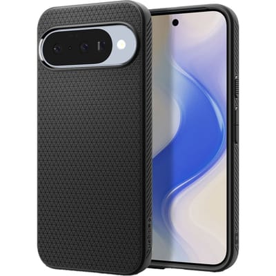 Spigen Liquid Air MagFit Hoesje Geschikt voor Google Pixel 10 / 10 Pro - Compatibel met MagSafe - Back Cover Flexibel TPU Zwart