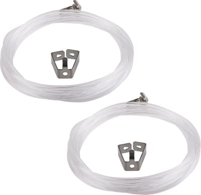 STAS ophangsysteem Cobra + perlon koord + smartspring - Ophangsystemen Schilderijen / Fotolijsten / Poster - Schilderijhaakjes - Zonder Boren - 200 cm (set van 2 stuks)