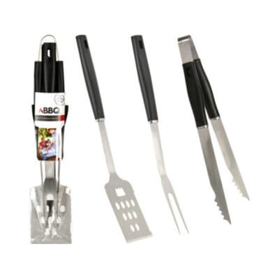 BBQ Gereedschap Set - 3 Delig - - - - - -