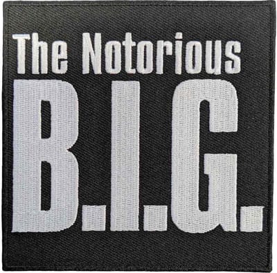 Biggie Smalls - The Notorious Patch - Zwart
