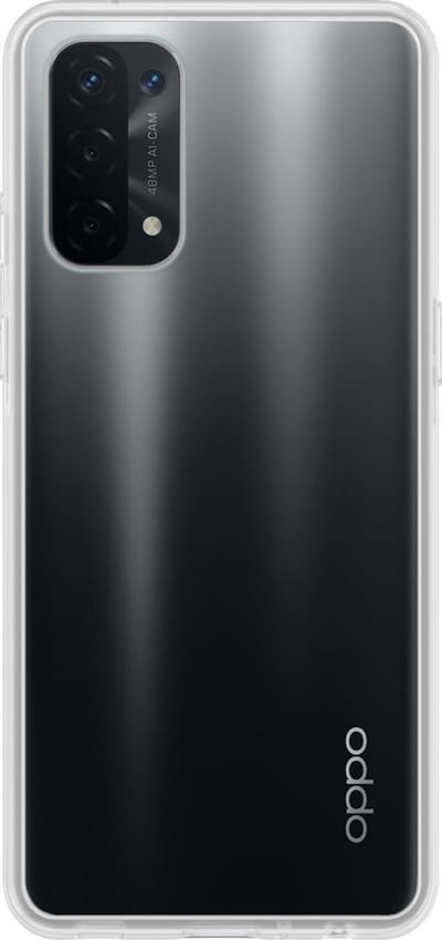 Hoes - Geschikt voor OPPO A54 5G - Sterk & Shockproof - Hoesje Cover - Siliconen Case - Transparant