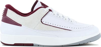 Air Jordan 2 Retro Low - Heren Sneakers Schoenen Wit-Rood DV9956-103 , Maat: EU 40.5 US 7.5