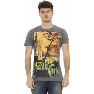 Montecarlo Grafische T-shirt Korte Mouwen Ronde Hals