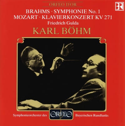 Friedrich Gulda, Symphonieorchester Des Bayerischen Rundfunks, Karl Böhm - Brahms: Symphonie No. 1 | Mozart: Klavierkonzert KV 271 (CD) (Remastered)