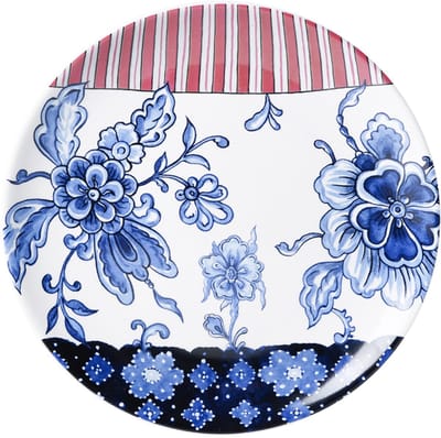 Wandbord The Heritage Collection - Delftse Sits - Keramiek - 20 cm