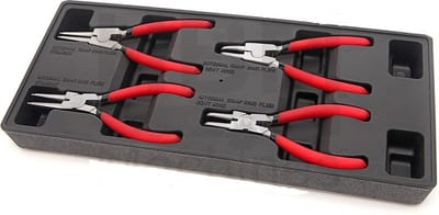 HBM 4-delige 150 mm seegerringtangen set inlay