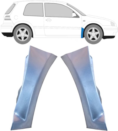 Reparatiepaneel voorspatbord voor Volkswagen Golf 4 1997-2006 / Links + Rechts