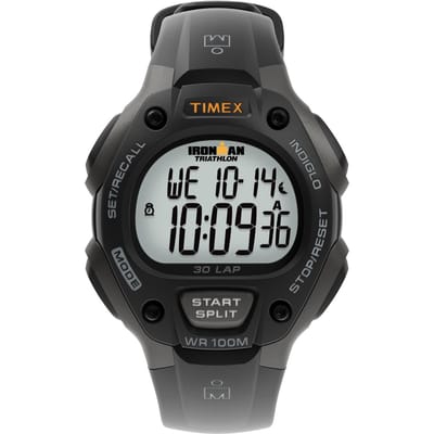 Timex Ironman Classic T5E901 Horloge - Resin - Zwart - Ø 38 mm